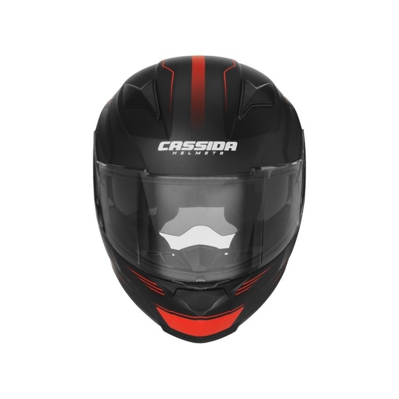 Cassida Apex Fusion black-fluo rdeča motoristična čelada razprodaja