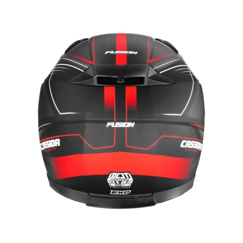 Cassida Apex Fusion black-fluo rdeča motoristična čelada razprodaja