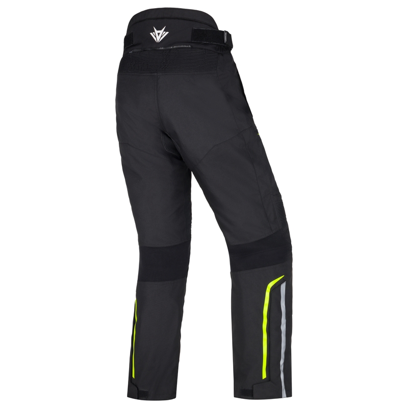 RSA Wasp motoristične hlače črno-bela-fluo rumena