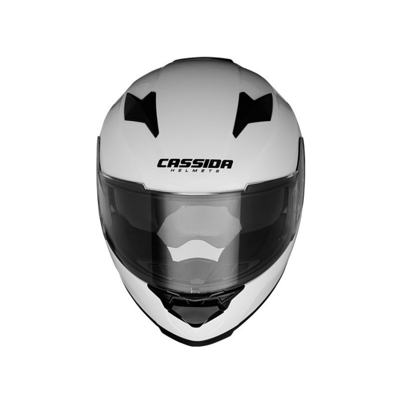 Motoristična čelada Cassida Apex bela razprodaja