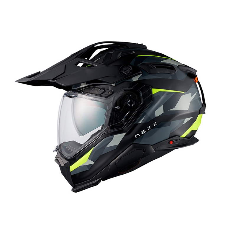 Enduro motoristična čelada Nexx X.WED3 Trailmania sivo-fluo rumena razprodaja