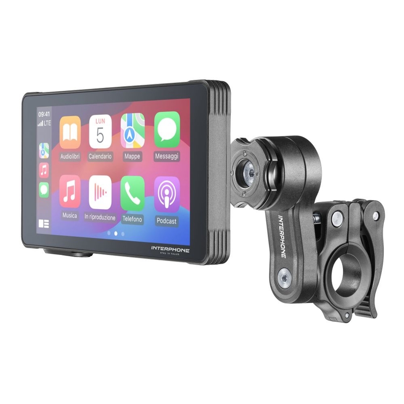 Interphone RIDESYNC Apple CarPlay in Android Auto zaslon za motorna kolesa