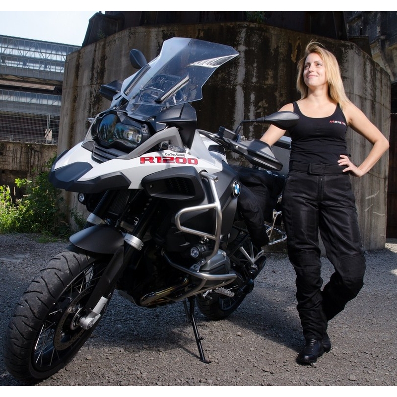 Ženske hlače Revit Airwave 2 Black Obrezane motoristične hlače razprodaja