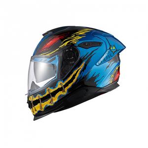 Integralna motoristična čelada Nexx Y.100R Night Rider modra