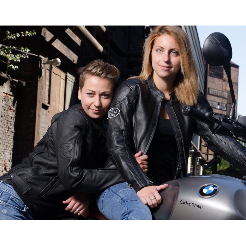 Ženske motoristične jakne Tschul 635 Black razprodaja