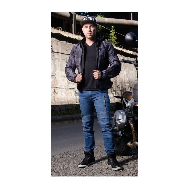 Revit Flare Black Motorcycle Jacket razprodaja