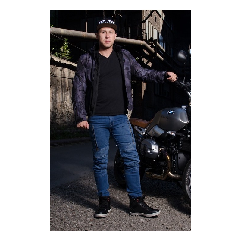 Revit Flare Black Motorcycle Jacket razprodaja