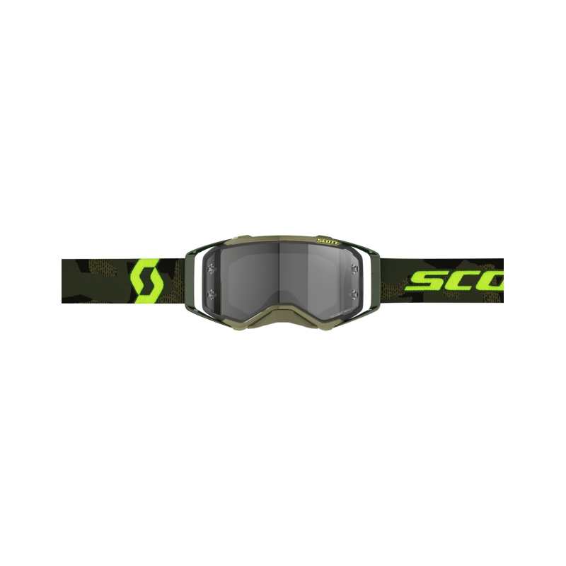 Motokros očala Scott Prospect LS kaki-fluo rumeno-svetlo siva