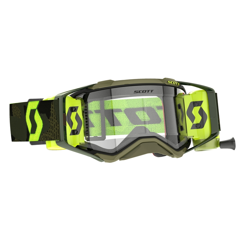 Motokros očala Scott Prospect Super WFS kaki-fluo rumena