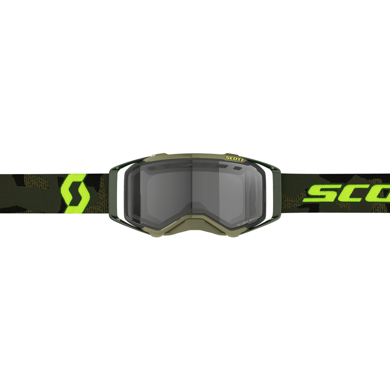 Motokros očala Scott Prospect Enduro LS kaki-fluo rumeno-siva