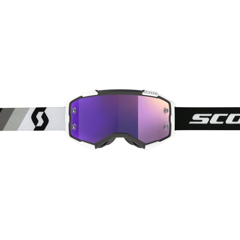 Motokros očala Scott Fury CH Premium črno-belo-vijolična