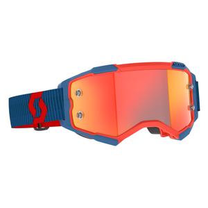 Motokros očala Scott Fury CH modro-rdeče-oranžna