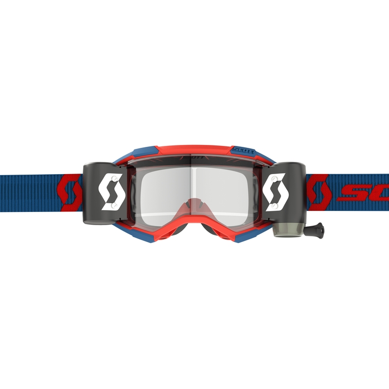 Motokros očala Scott Fury WFS modro-fluo rdeča