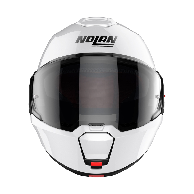 Preklopna motoristična čelada Nolan N120-1 Classico N-com bela