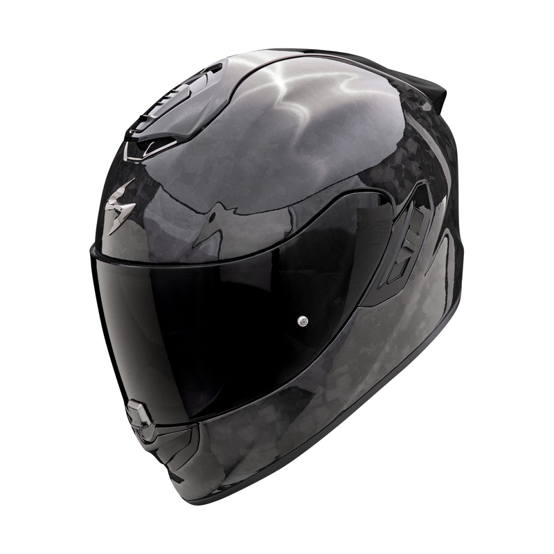Scorpion EXO-1400 EVO II CARBON AIR motoristična čelada z integriranim obrazom, oniks razprodaja