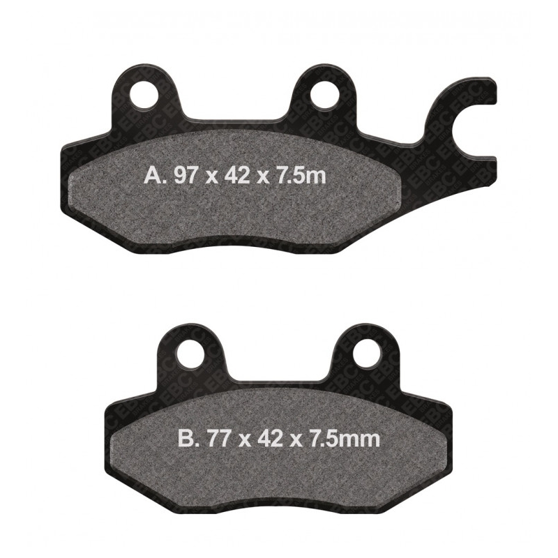 Brzdové destičky EBC