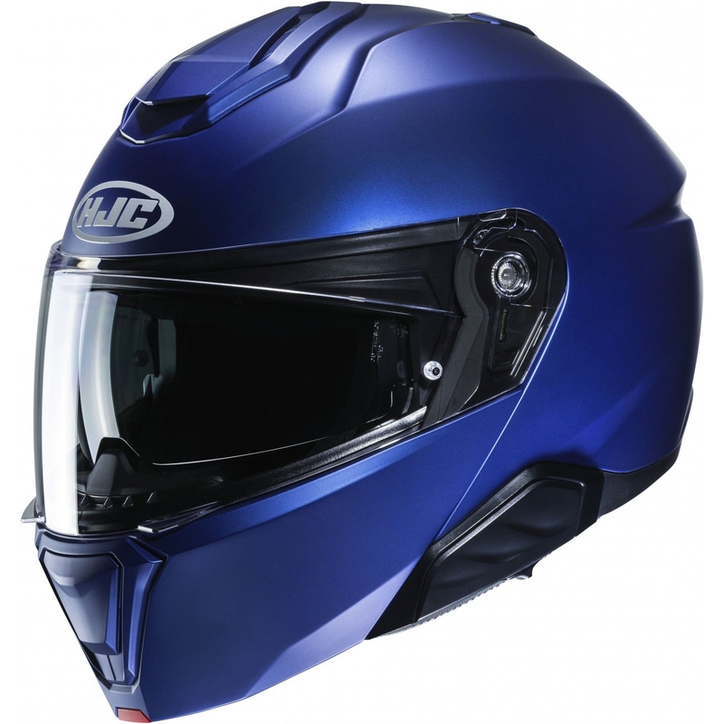 Motoristična čelada na preklop HJC i91 Solid metalic blue