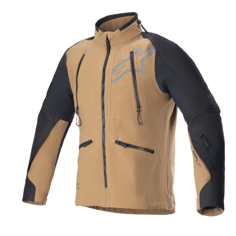 Alpinestars Hyde XT Drystar XF motoristična jakna peščeno-črna