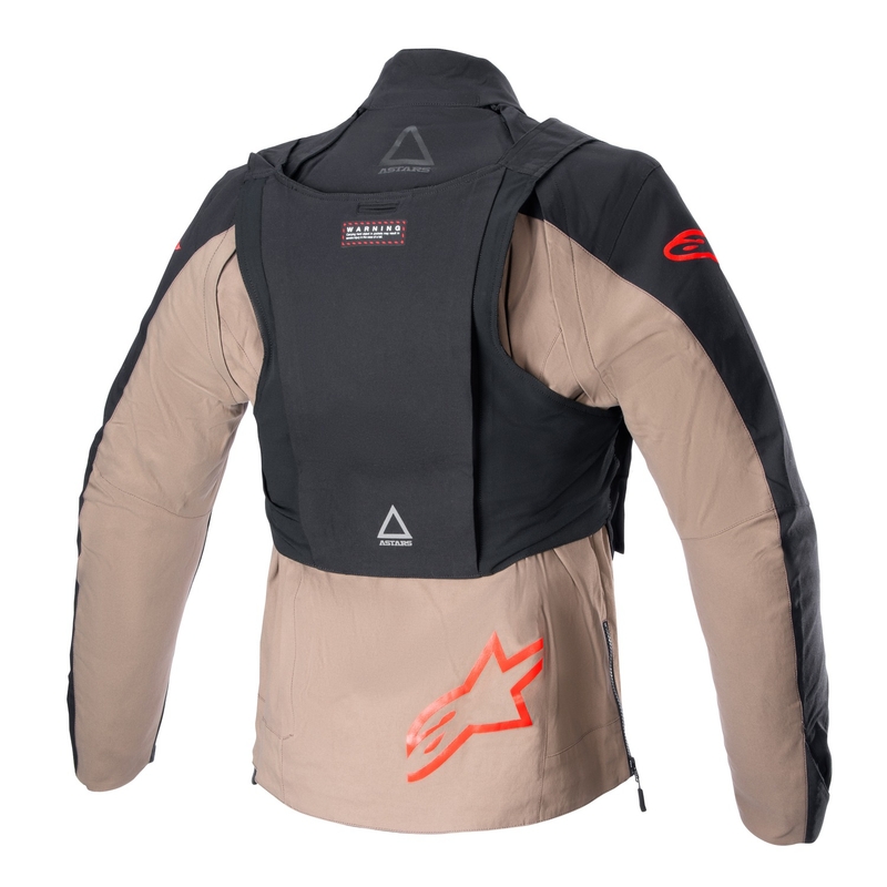 Alpinestars Techdura motoristična jakna črno-rjava