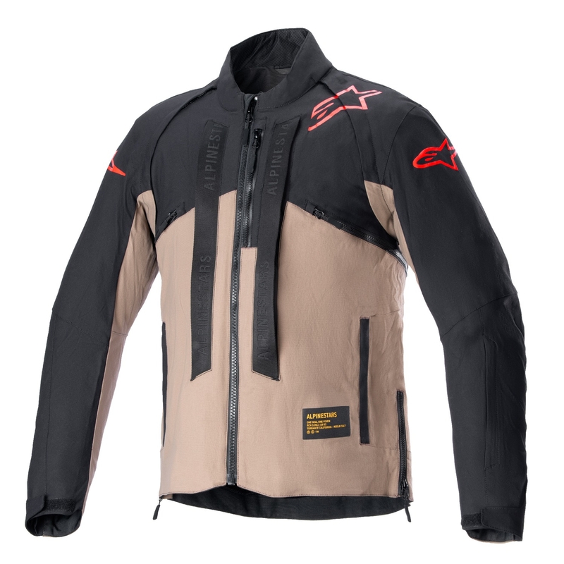 Alpinestars Techdura motoristična jakna črno-rjava