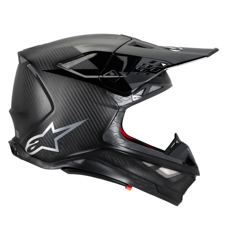 Motokros čelada Alpinestars Supertech S-M10 Fame glossy/mat carbon