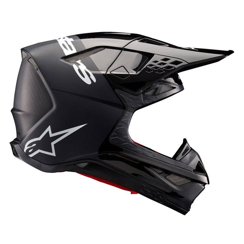 Alpinestars Supertech S-M10 Flood motokros čelada črno-temno siva