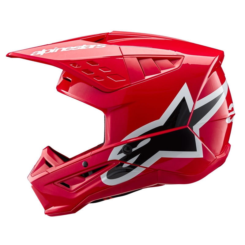Rdeča motokros čelada Alpinestars S-M5 Corp