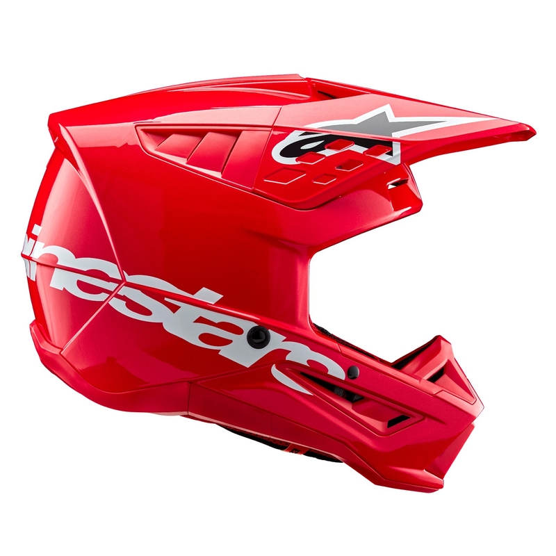 Rdeča motokros čelada Alpinestars S-M5 Corp