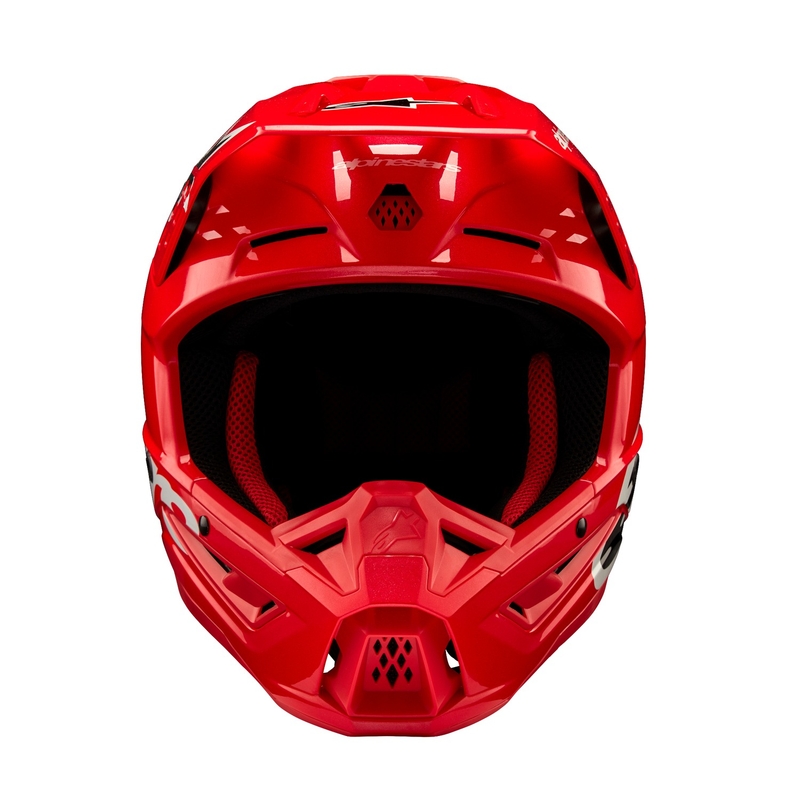 Rdeča motokros čelada Alpinestars S-M5 Corp