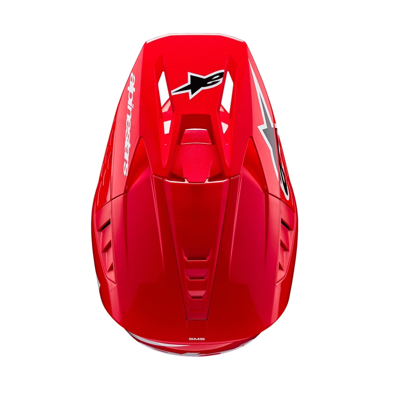 Rdeča motokros čelada Alpinestars S-M5 Corp