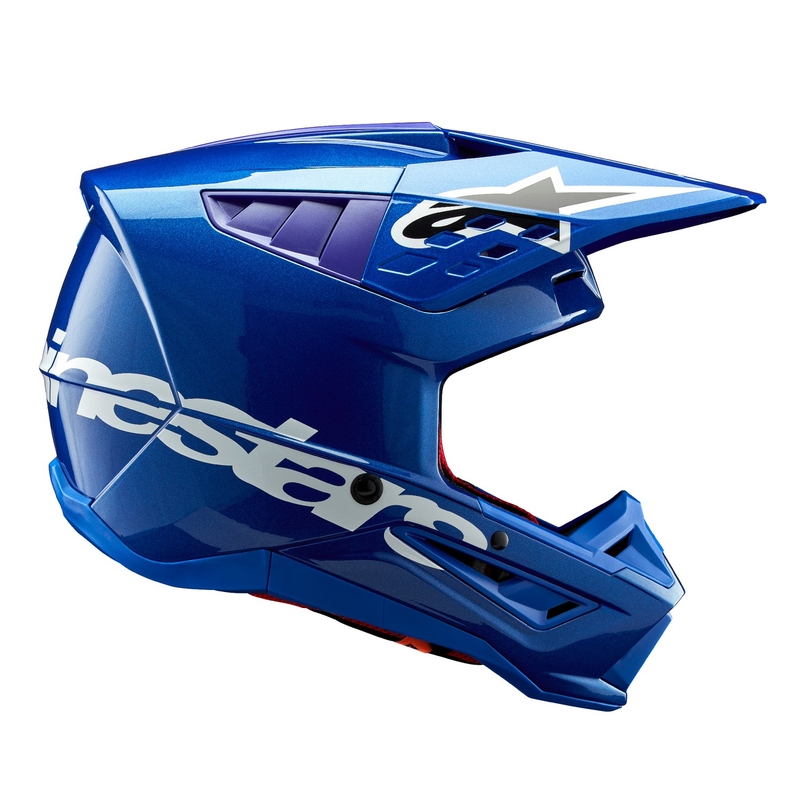 Motokros čelada Alpinestars S-M5 Corp modra