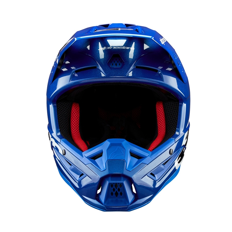 Motokros čelada Alpinestars S-M5 Corp modra