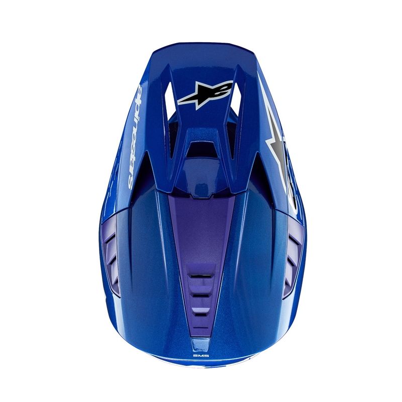 Motokros čelada Alpinestars S-M5 Corp modra