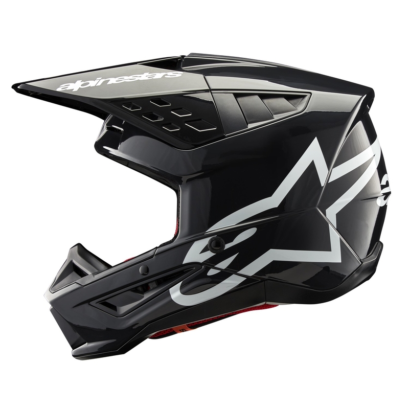 Alpinestars S-M5 Corp motokros čelada temno siva