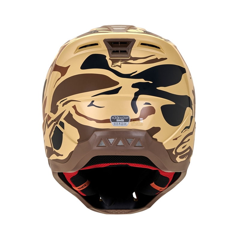 Motokros čelada Alpinestars S-M5 Mineral Matte Dark Brown Camo