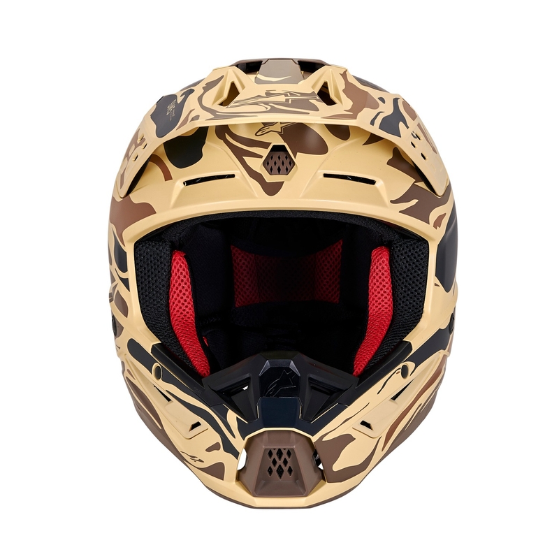 Motokros čelada Alpinestars S-M5 Mineral Matte Dark Brown Camo
