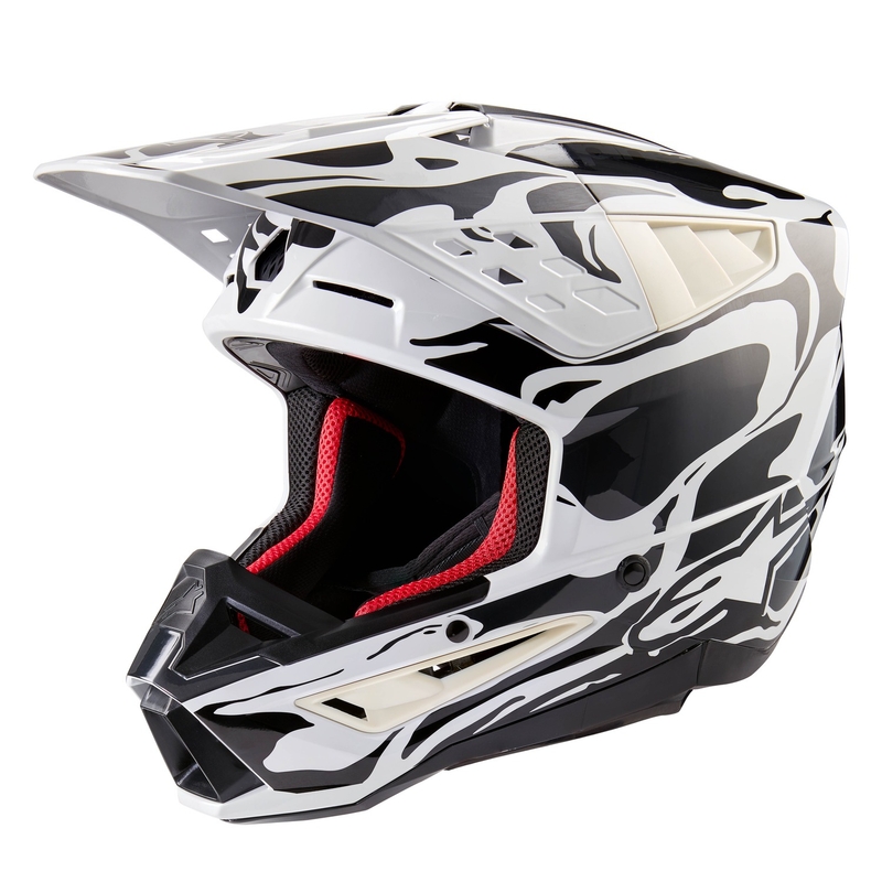 Alpinestars S-M5 Mineral siva kamuflažna motokros čelada