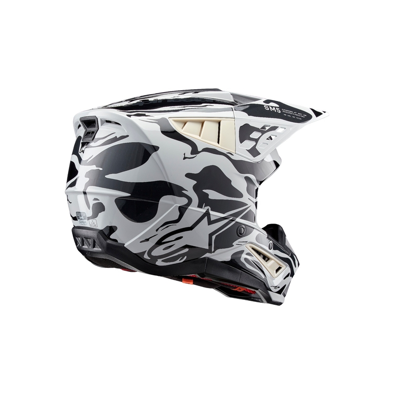 Alpinestars S-M5 Mineral siva kamuflažna motokros čelada