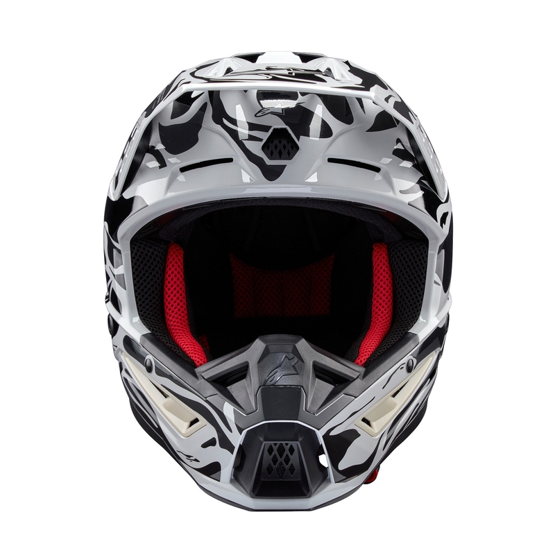 Alpinestars S-M5 Mineral siva kamuflažna motokros čelada