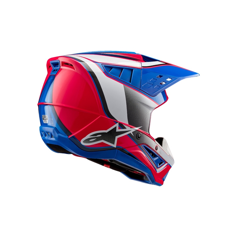 Alpinestars S-M5 Sail motokros čelada bela-roza-modra