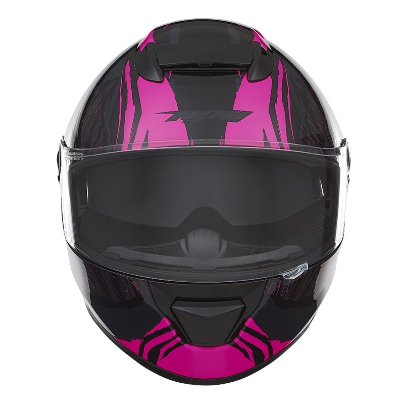 NOX N301 Wild Black-Fluo Pink Integral Motoristična čelada razprodaja