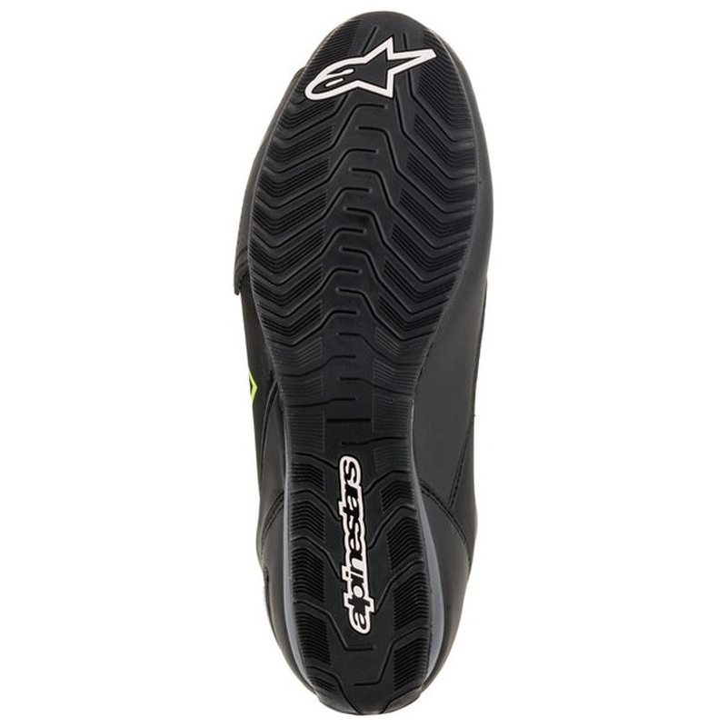 Motoristični škornji Alpinestars Faster-3 Drystar črno-sivo-fluo rumeni