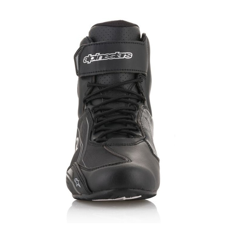 Ženski motoristični škornji Alpinestars Stella Faster črno-srebrni