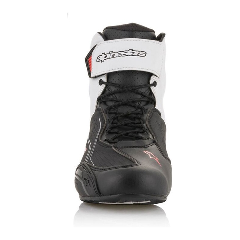 Motoristični škornji Alpinestars Faster-3 črno-belo-rdeči