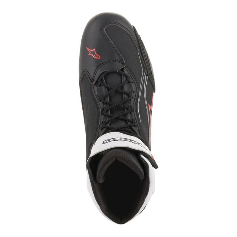 Motoristični škornji Alpinestars Faster-3 črno-belo-rdeči