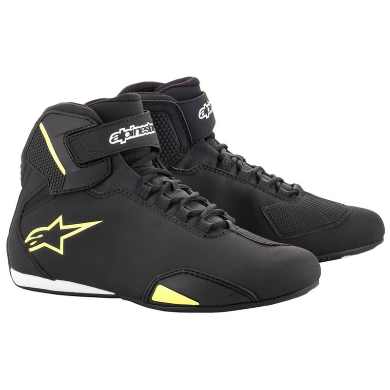 Motoristični škornji Alpinestars Sektor črno-fluo rumeni