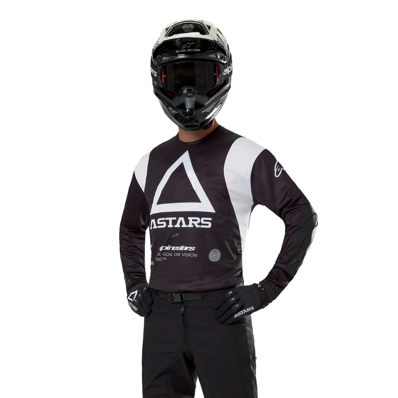 Motokros majica Alpinestars Techdura črna