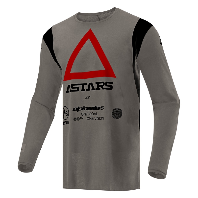 Motokros majica Alpinestars Techdura rjava