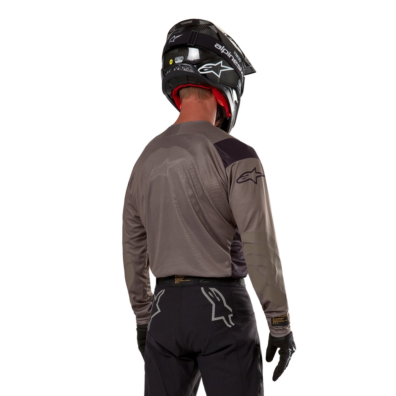 Motokros majica Alpinestars Techdura rjava