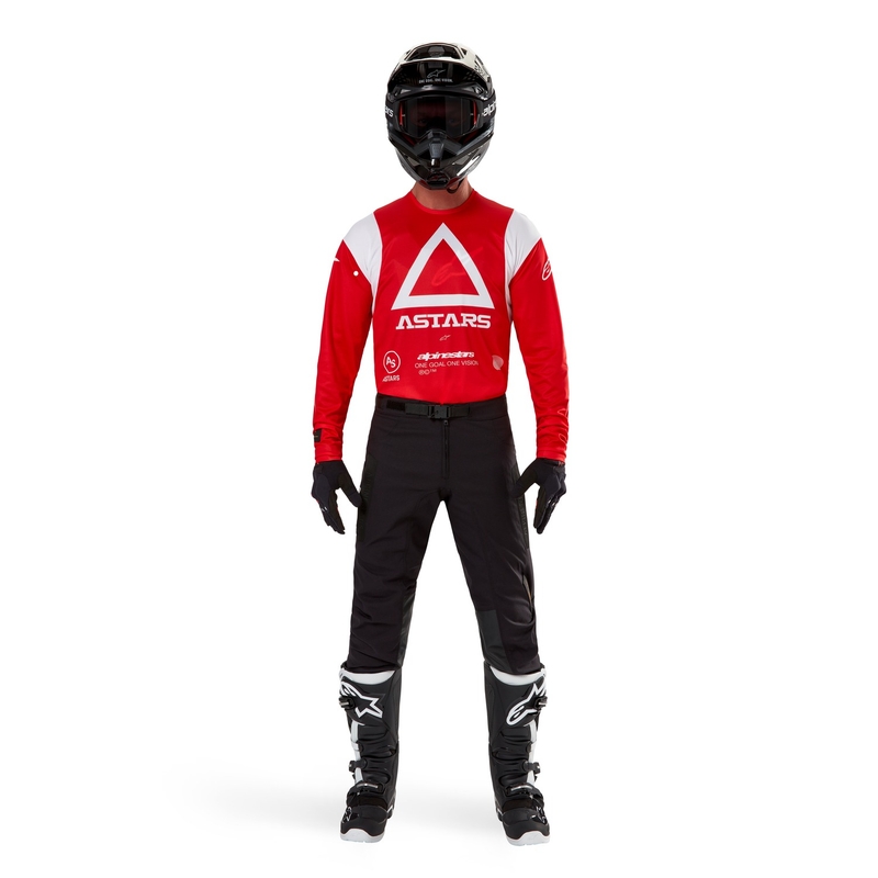 Črne motokros hlače Alpinestars Techdura